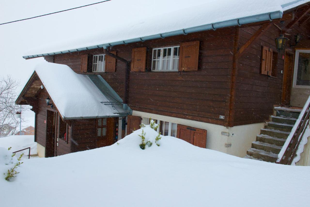 Appartement Chalet Serpolet - Studio à Leysin Extérieur photo